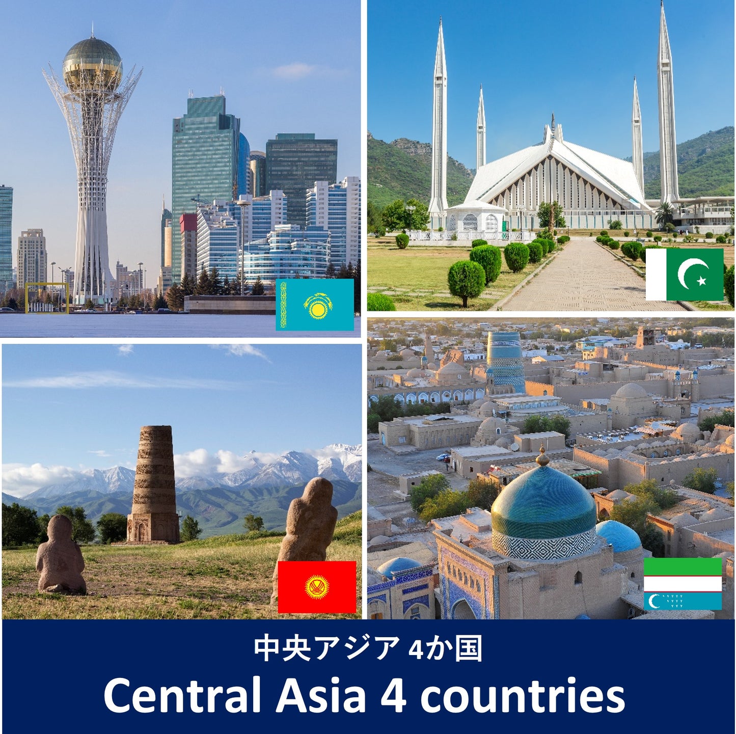 Excursions：Central Asia 4 Countries